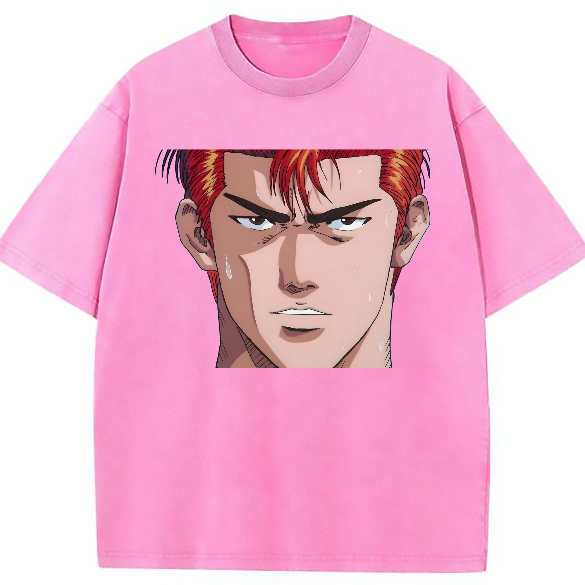 （画像用） SLAM DUNK／スラムダンク 綿100% ヴィンテージ風 半袖Tシャツ（フロントプリント）